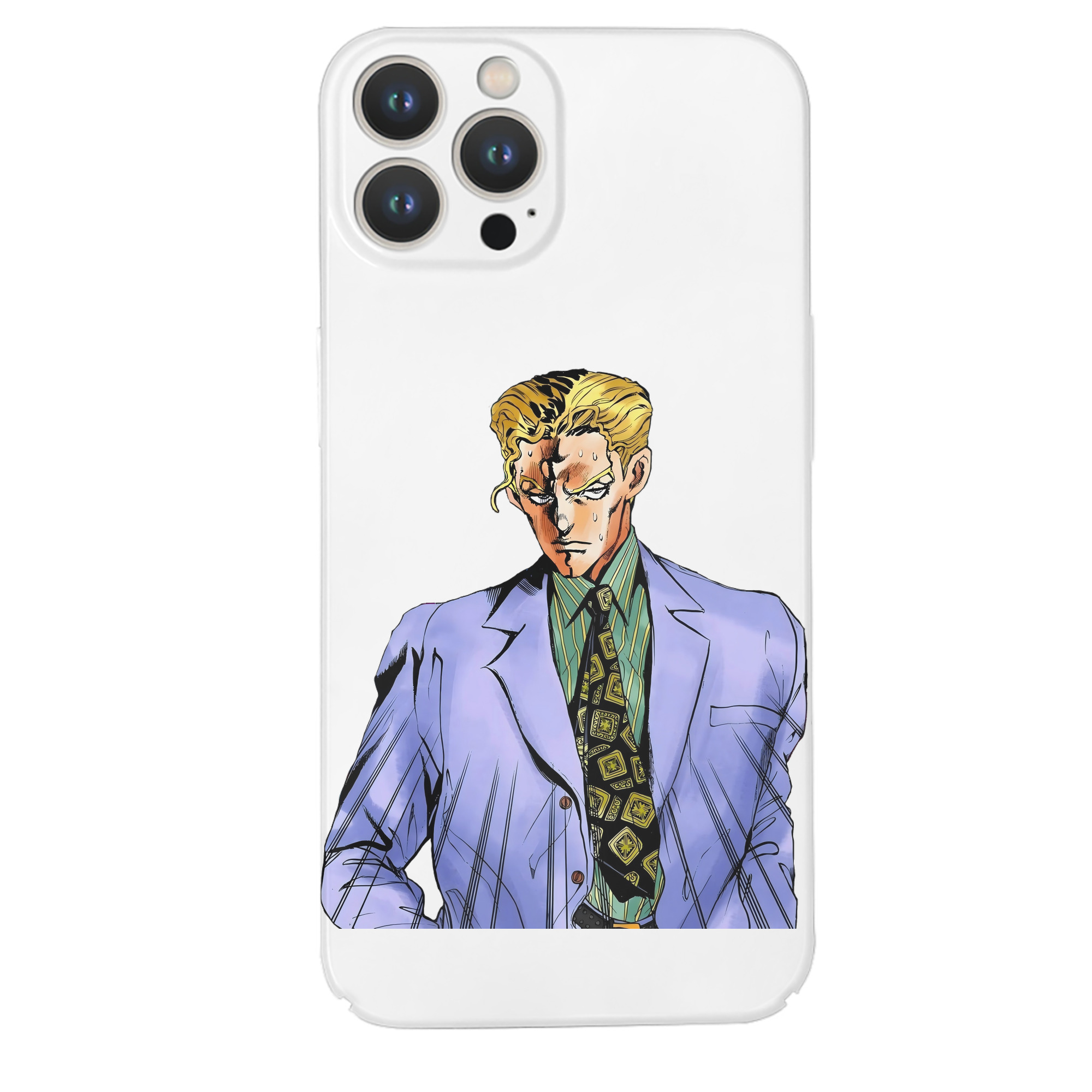 （画像用） ジョジョの奇妙な冒険 きら よしかげ JoJo's Bizarre Adventure Kira Yoshikage 【iPhone 14シリーズ対応】ハードケース